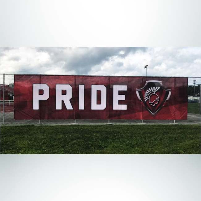 Windscreen with custom digital print.