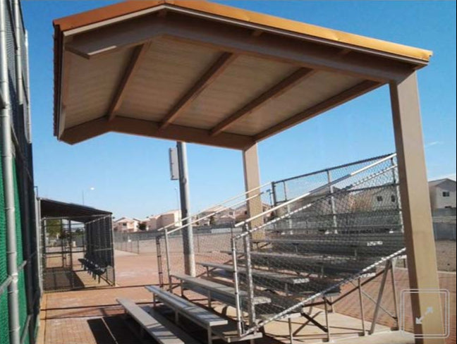 Model #ASG16200204CL. Pre-engineered wood steel fabric shelter.
