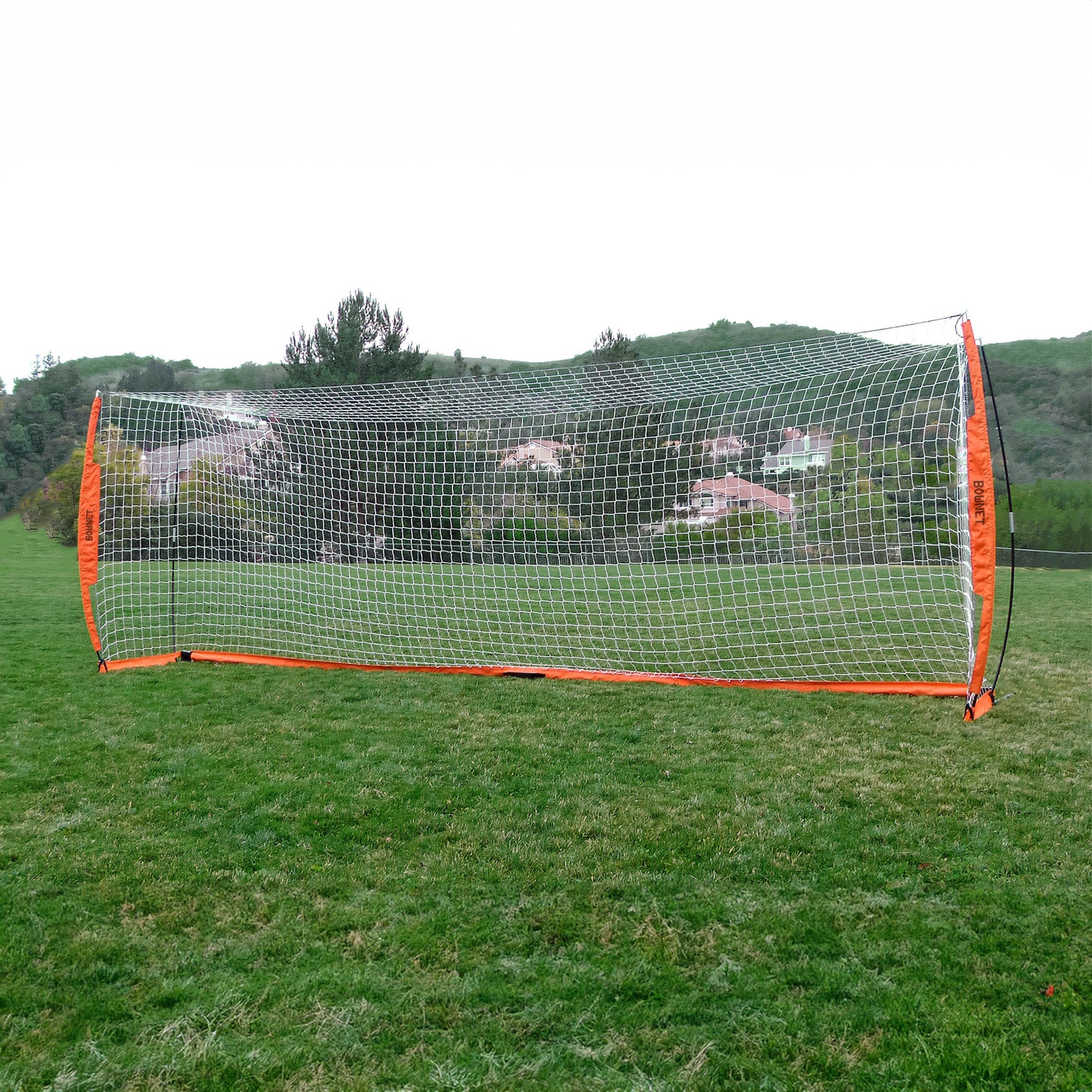 Bownet 8' x 24' portable soccer goal.
