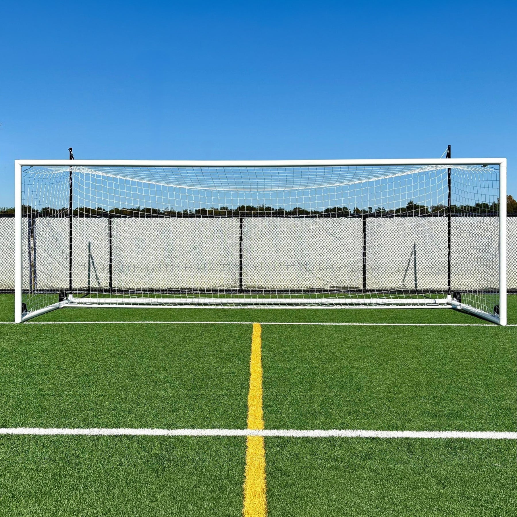 Elite Stadium Soccer Goals Easily Transportable Keeper Goals