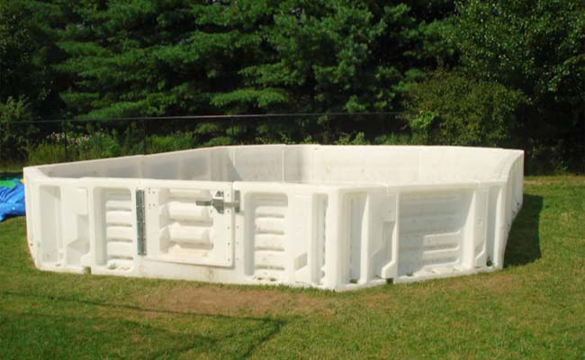 Gaga ball pit bsc white.