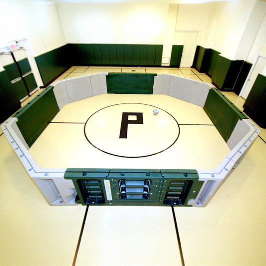 Model #GAGA22. Gaga Ball Pit green and grey.