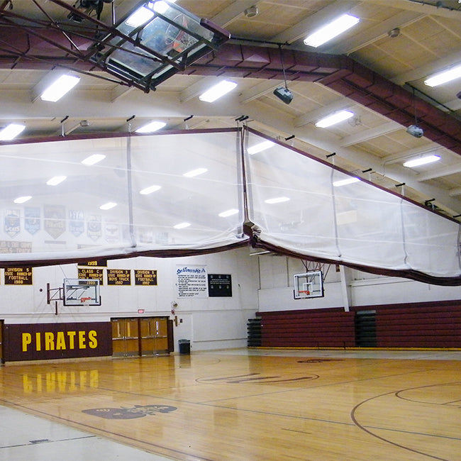 Gym dividers. Standard mesh.