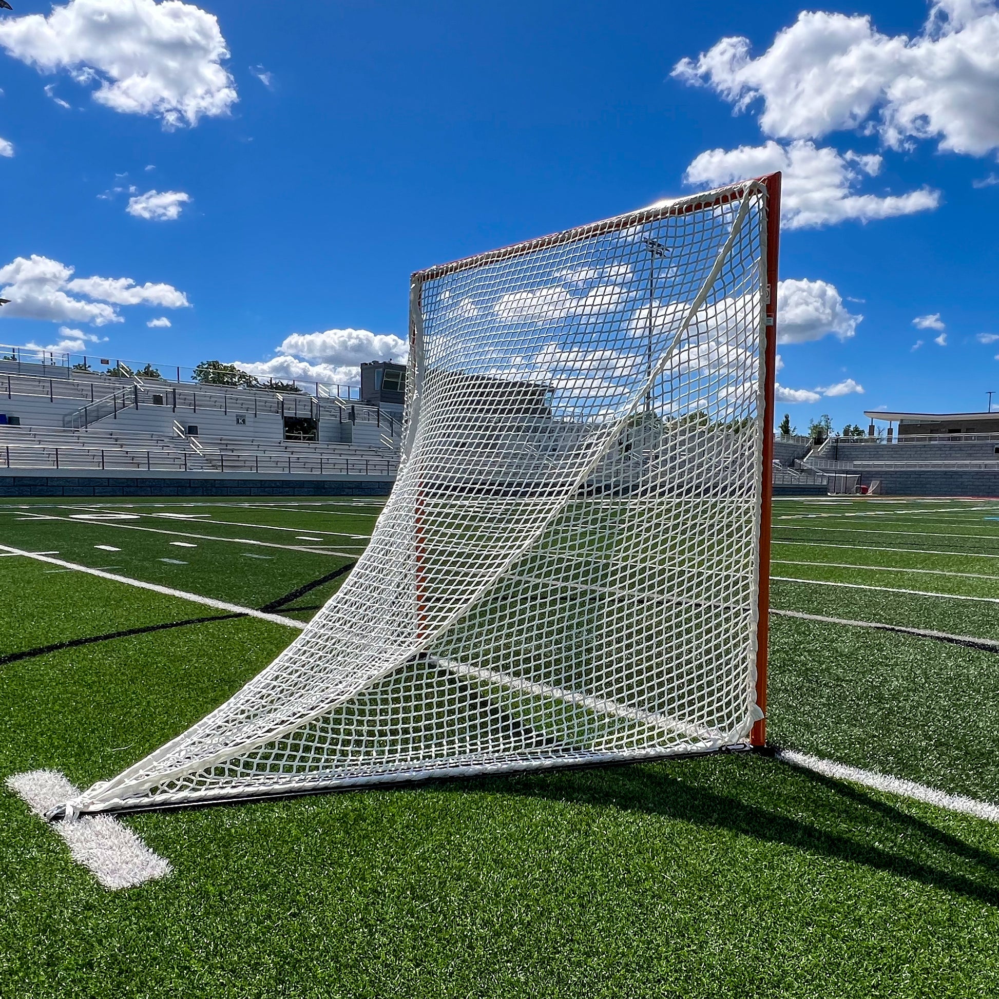 lxgkgo Lacrosse goal  back view 6 x 6