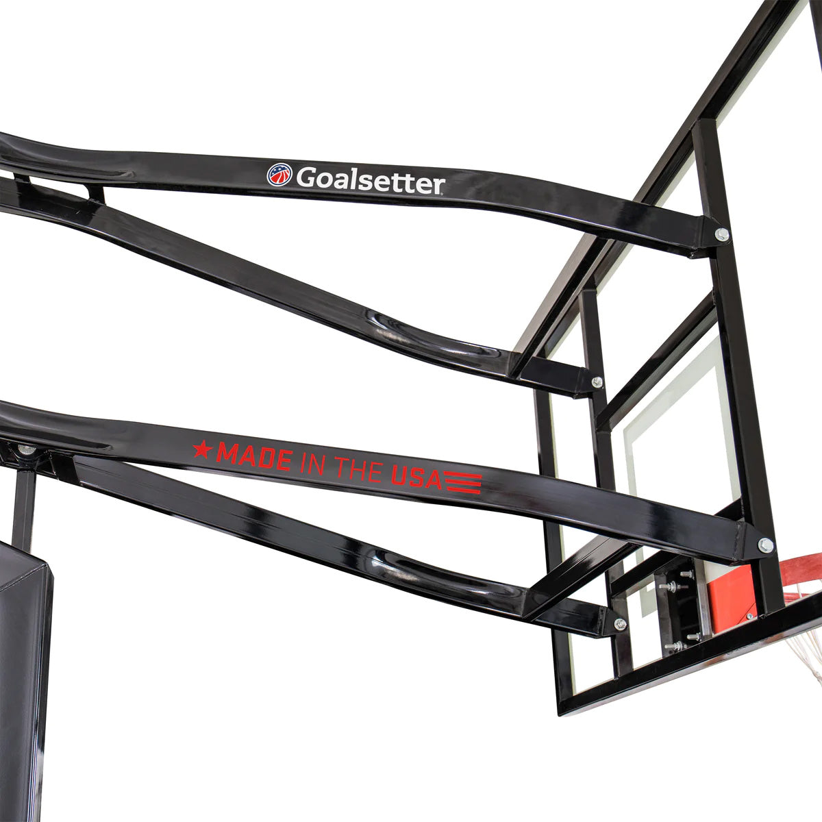 Goalsetter MVP extension arms for basketball hoop