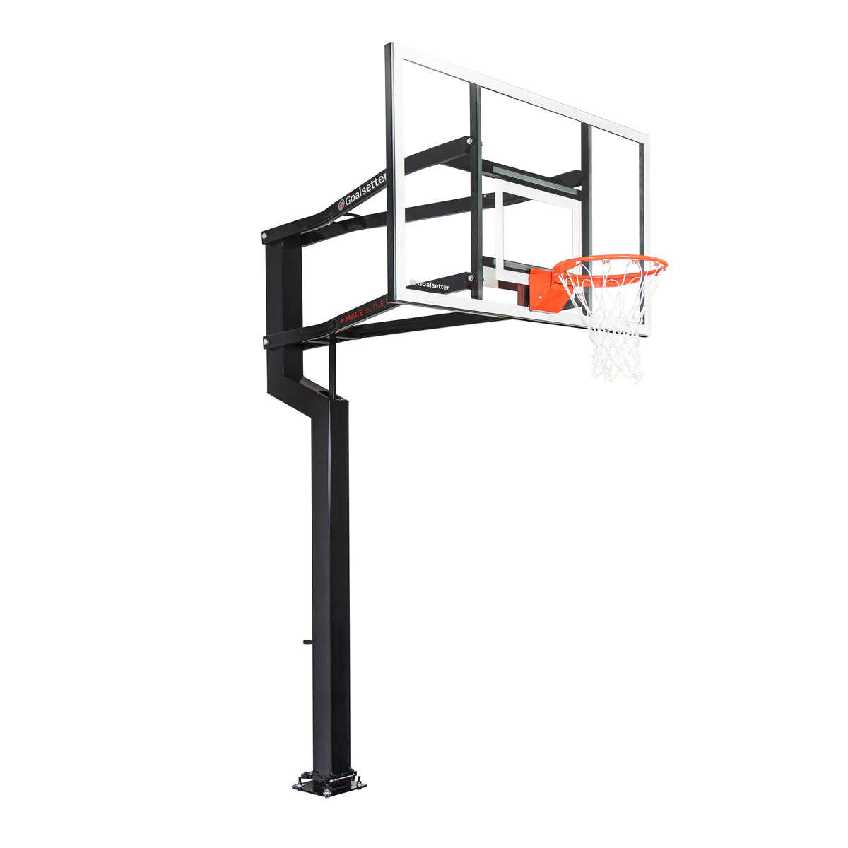 Goalsetter MVP 72 inch basketball hoop right side view