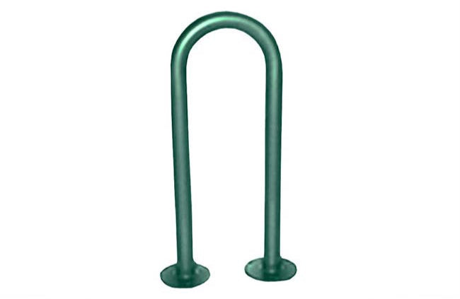 Model #PPS997502033A. Hunter green 1 Loop, 3 bikes bike rack.