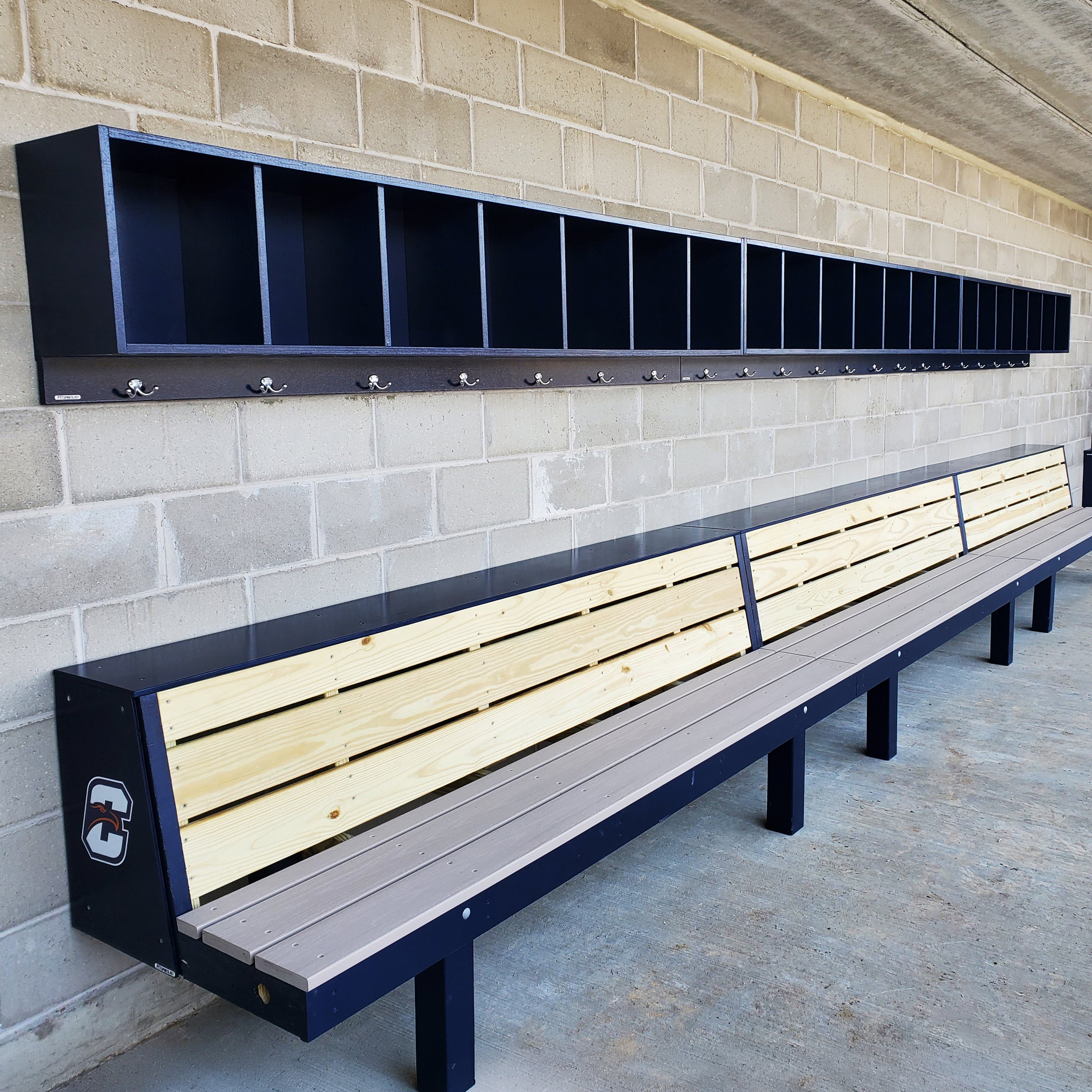 Premier Dugout Storage Rack | Baseball and Softball Dugout Organizer ...
