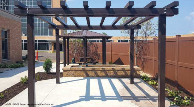 Model #ASTR1212-09. 12'x12' all steel trellis.
