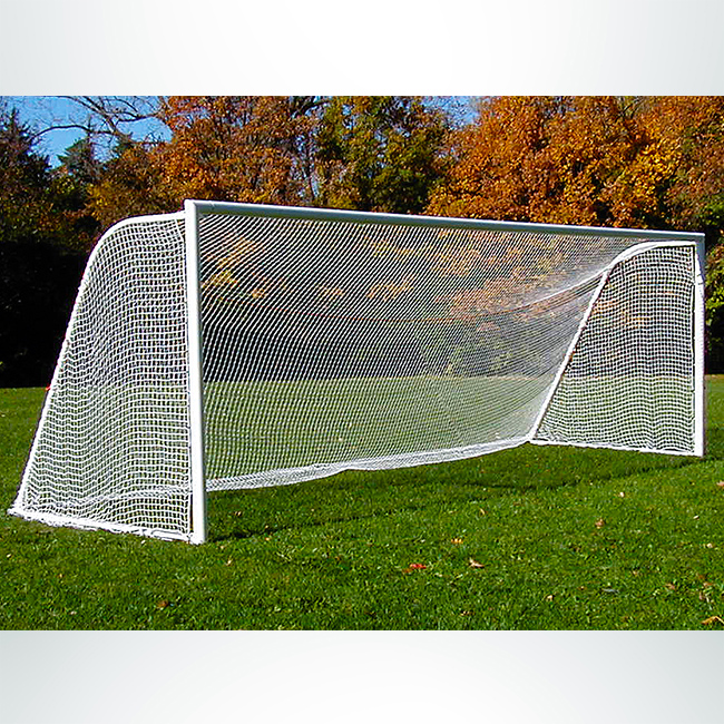 Model #M88WRD4824. 8' x 24' soccer goal with standard wheels and 4" round frame.
