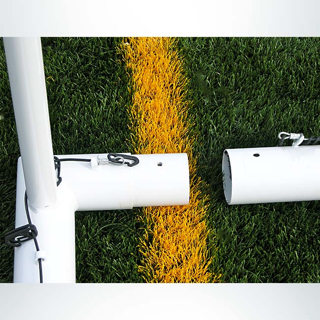 Model #M83RD4. Movable goal sleeve fitted sections for stability on m-series soccer goals.