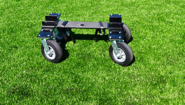 Model #CMW2CASTER. Caster wheel dolly kit to move soccer goals with 2" base.