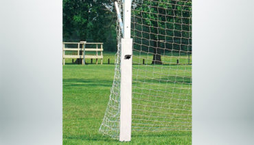 Model #PADSC24PPDURA42. Padding for soccer goal post. Rectangular, 4" x 2", 3' long, white.
