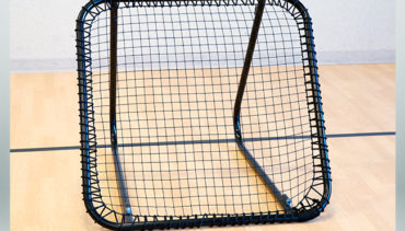 Model #TCHOUCKE. Ball net with powder coated black frame and black net.