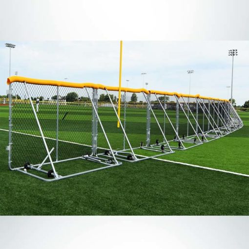 Model #SFPORTABLEFENCE. Portable fence for baseball outfield.