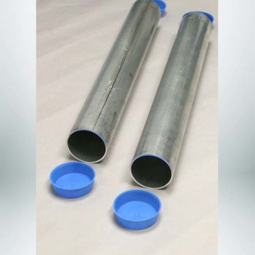 Model #DOUGPB63171. Aluminum Ground Sleeves for all 2-7/8″ OD Round Posts. 24″ in Length and Includes PVC End Plugs. Sold Per Pair.