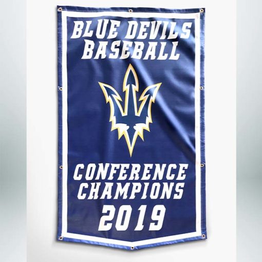 Championship banner to hang in your school gymnasium.