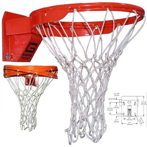 Model #GARED4000. NBA multi-directional breakaway basketball rim.