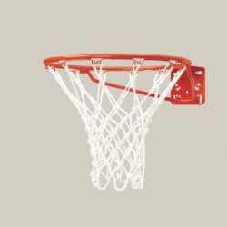 Model #KG27. Bison single rim standard front mount competition basketball goal.