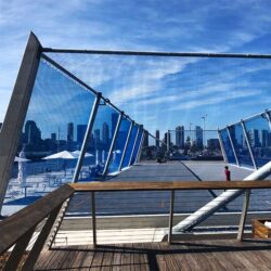 Pier 26 Chicago. Permanent barrier nets.