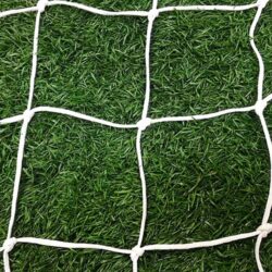 4mm braid white soccer net.