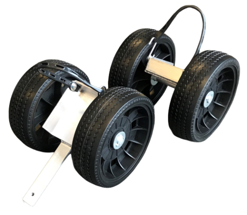Model #RMWRD4. Removable wheel kit for soccer goals with 3 inch or 4 inch posts.