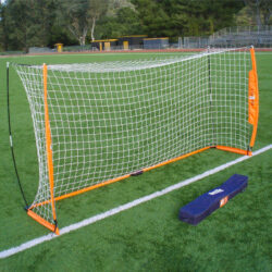 bowing soccer goal