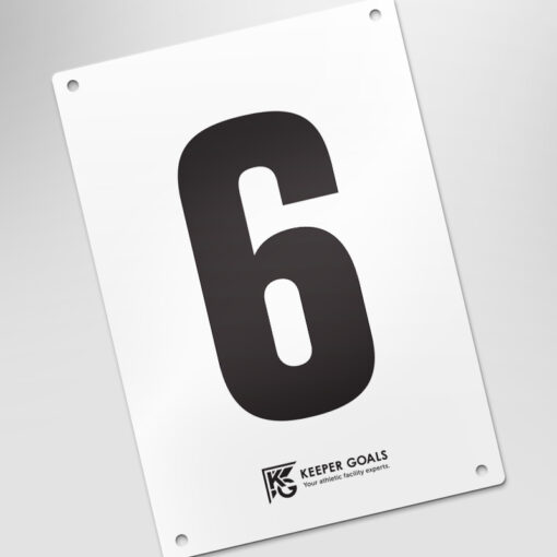 court numbers signage