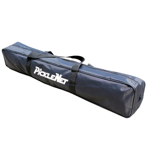 Carry bag for portable deluxe pickleball net.