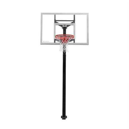 Goalsetter Contender 54 inch in-ground basketball hoop front view