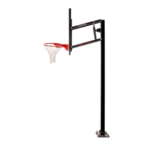 Goalsetter Elite Plus 54 inch basketball hoop left side view