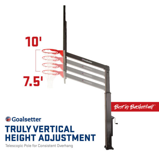 Goalsetter Height Adjustment 7.5 feet to 10 feet