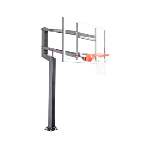 Goalsetter MVP 72 inch basketball hoop right angled view
