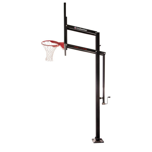 Goalsetter x454 54 inch basketball hoop left side view
