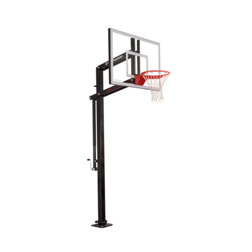 Goalsetter x454 basketball hoop right angled view